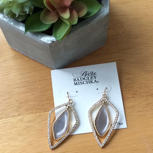 Badgley Mischka Jewelry - Belle Badgley Mischka / iridescent statement drop